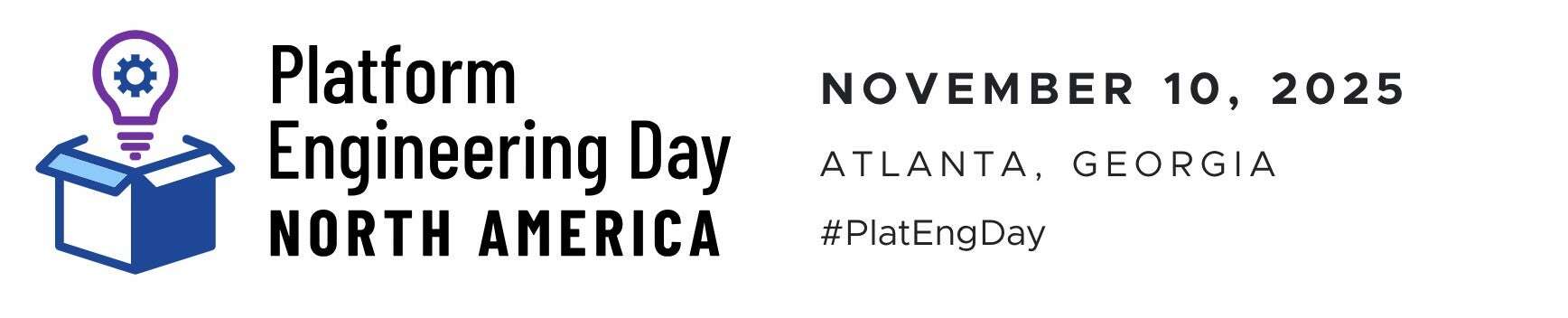 Platform Engineer Day graphic with location, date and time