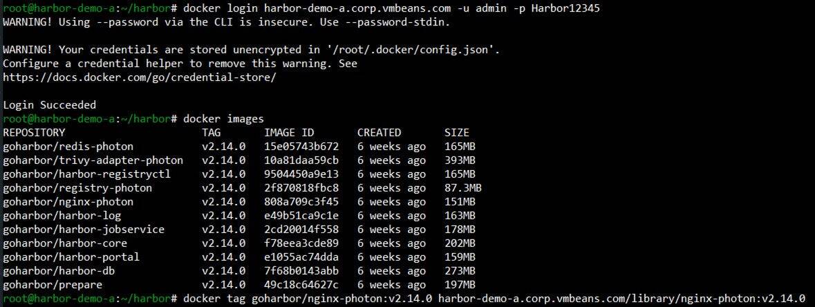 Login with Docker CLI