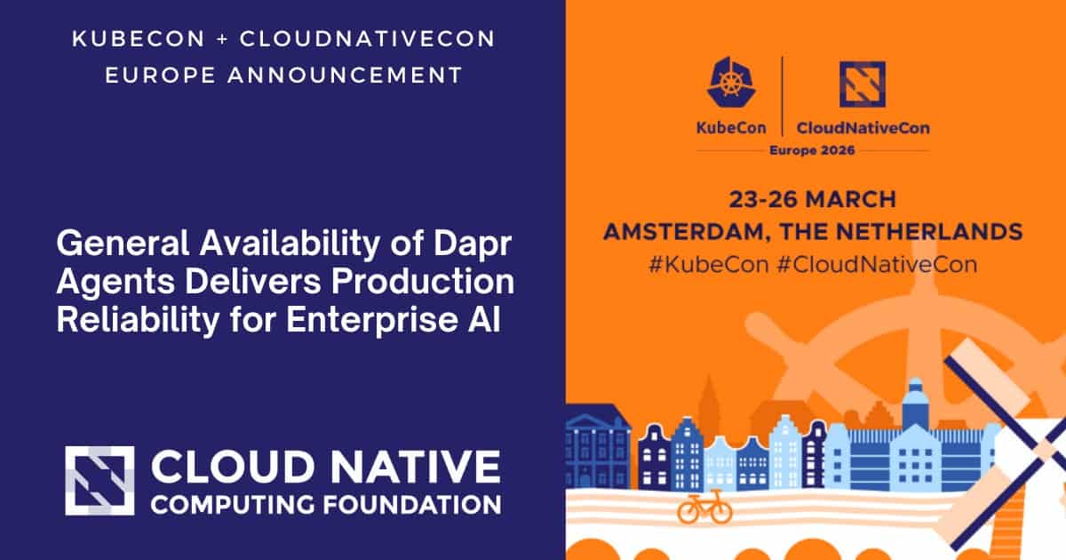 Dapr Agents正式发布，提供企业级AI的生产可靠性