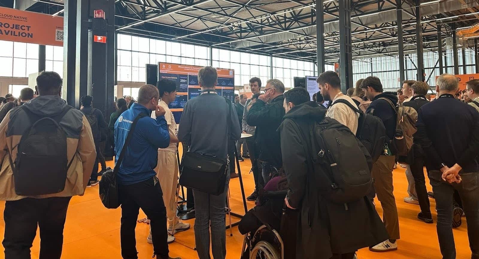 Avery Presenting his poster session at KubeCon EU 2026
