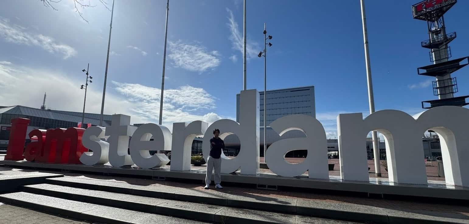 Dan Kohn Scholarship Recipient, Avery in Amsterdam