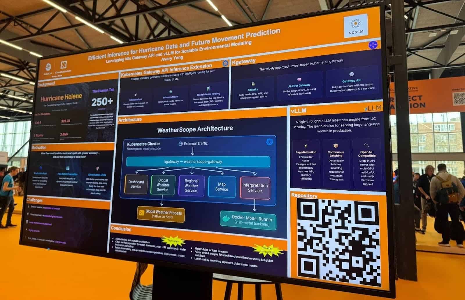 Avery's Poster Session at KubeCon EU