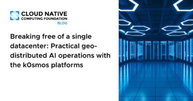 Breaking free of a single datacenter: Practical geo-distributed AI operations with the k0smos platforms 