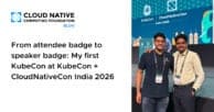 From attendee badge to speaker badge: My first KubeCon at KubeCon + CloudNativeCon India 2026