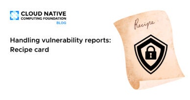 Handling vulnerability reports: Recipe card