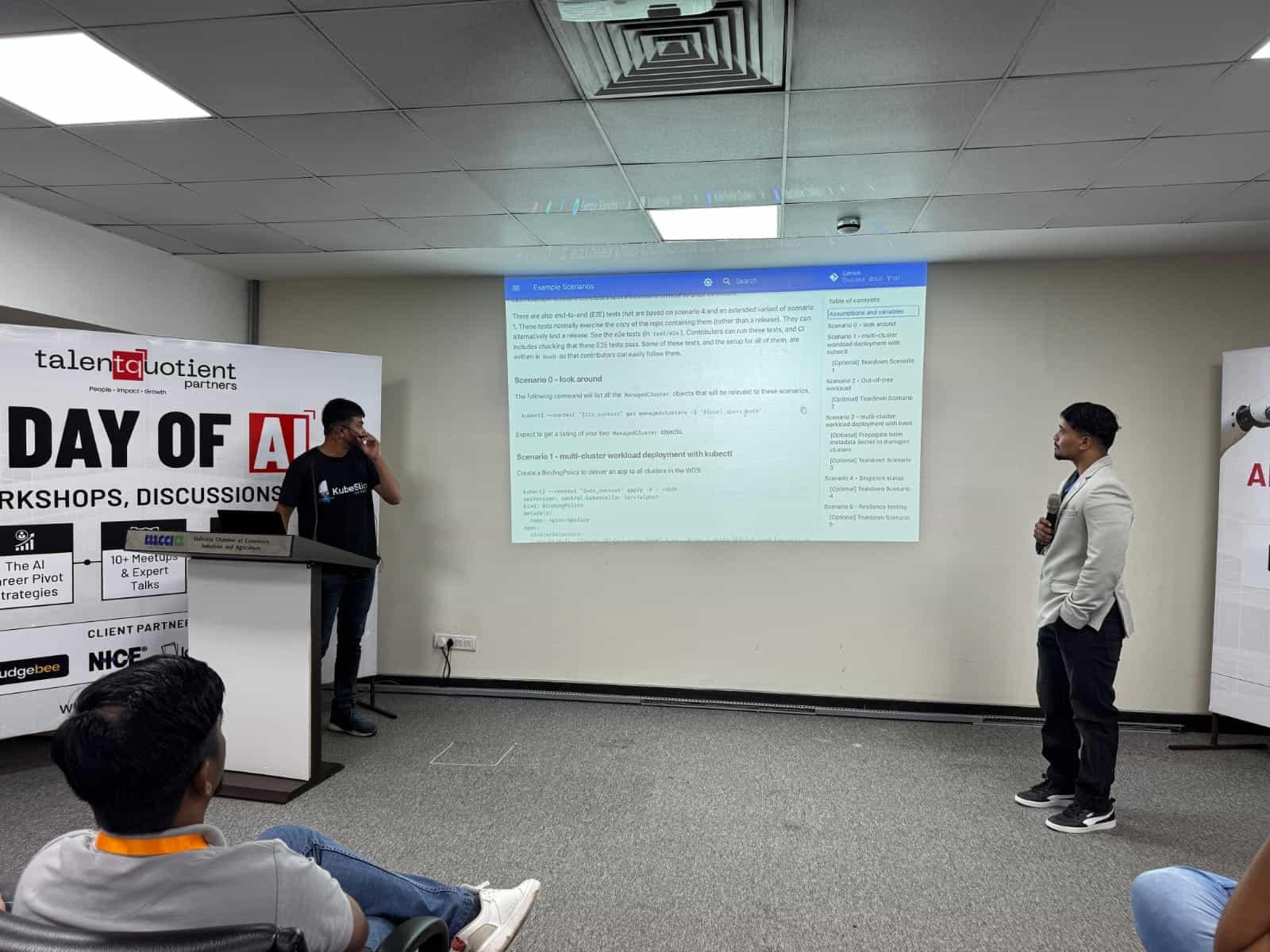 Graphic 1: Day of AI meetup
