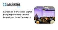 Carbon as a first-class signal: Bringing software carbon intensity to OpenTelemetry