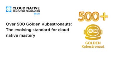 Featured Blog Image: Over 500 Golden Kubestronauts: The evolving standard for cloud native mastery
